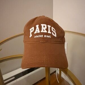 Anine Bing Brown Paris Cap